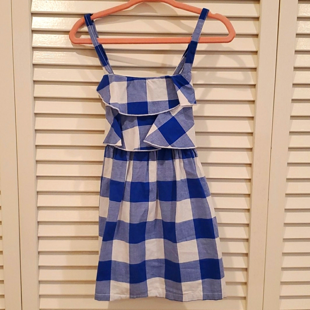 Carter's white and blue toddler girl dress